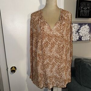 Women’s animal print top from Loft